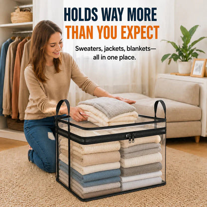 🎉250th Anniversary Blowout 70% OFF📦Large Heavy-Duty Thick Plastic Clear Storage Bag for Clothes, Moving & Storage
