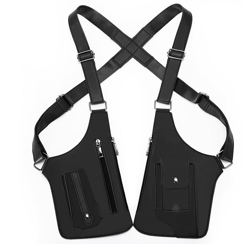 Premium Leather Adjustable Underarm Shoulder Bag for Men & Women